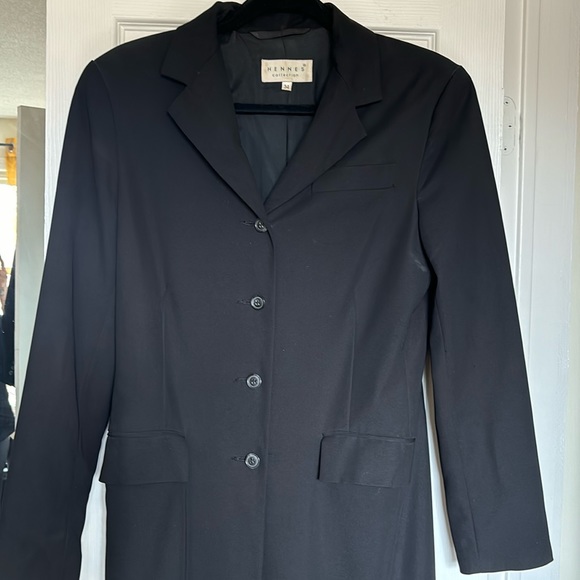Matrix style vintage suit jacket / trench style coat. Ankle length. - Picture 1 of 4